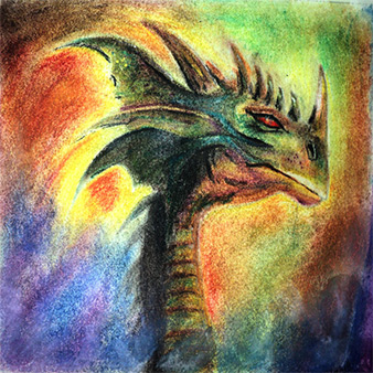 nid students dragon drawing